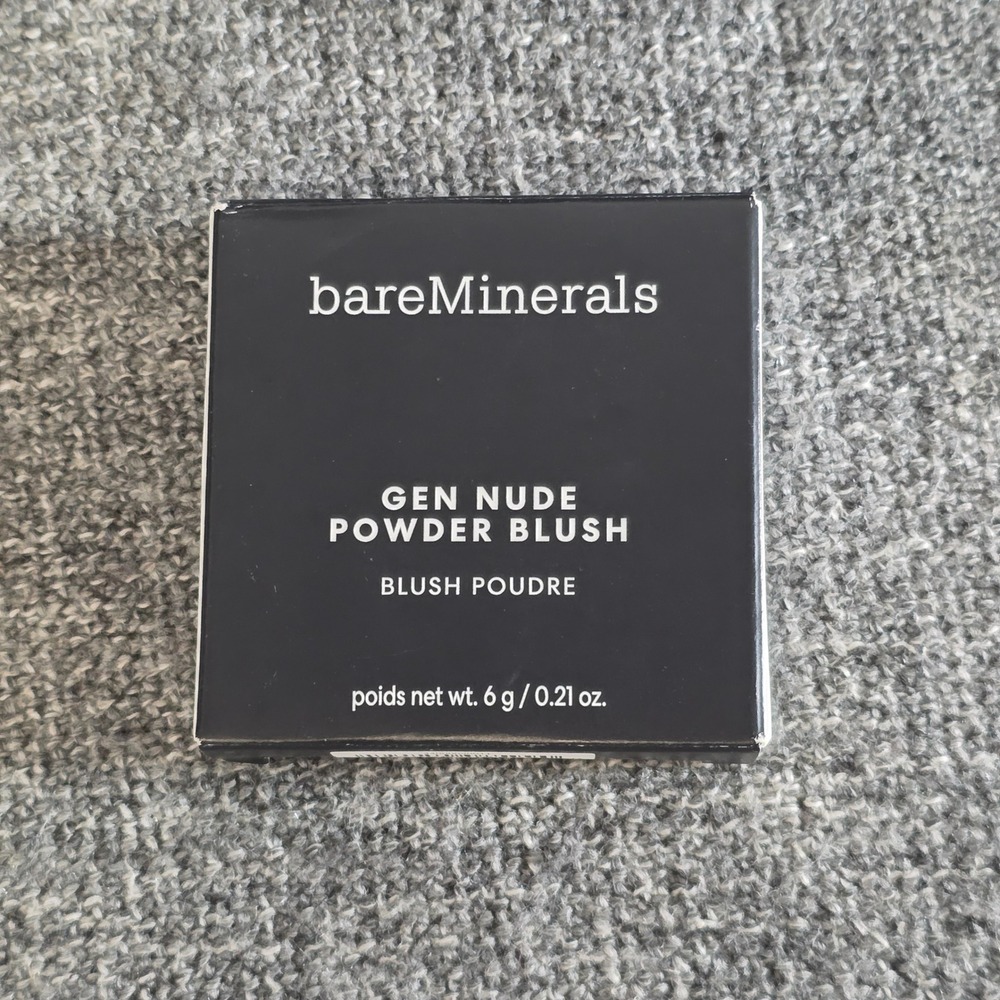 bareMinerals Gen Nude Powder Blush On The Mauve 6g 0.21oz New in Box